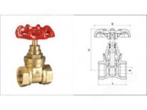 黄铜闸阀の『标准》型号、结构、尺寸』上海金体阀门