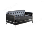 KT-sf012a欧式时尚简单组合型不锈钢双人/二人位沙发